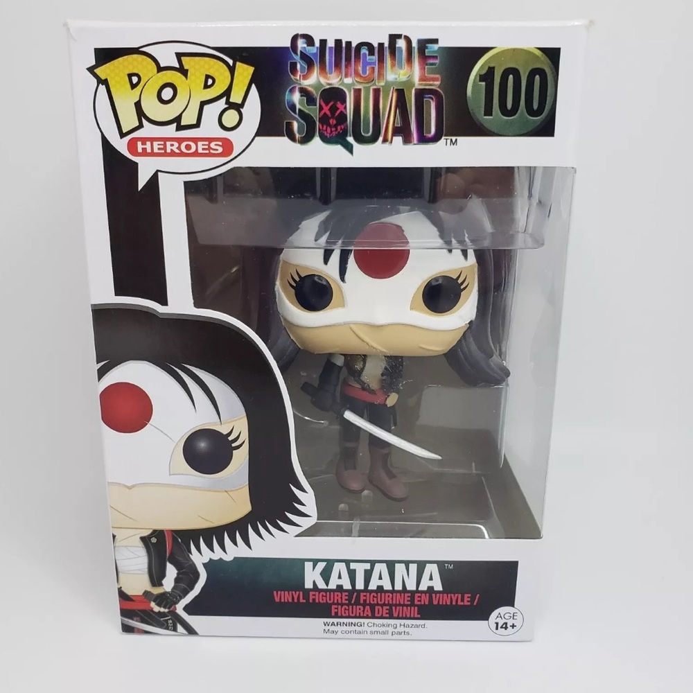 Funko pop suicide squad Katana 100